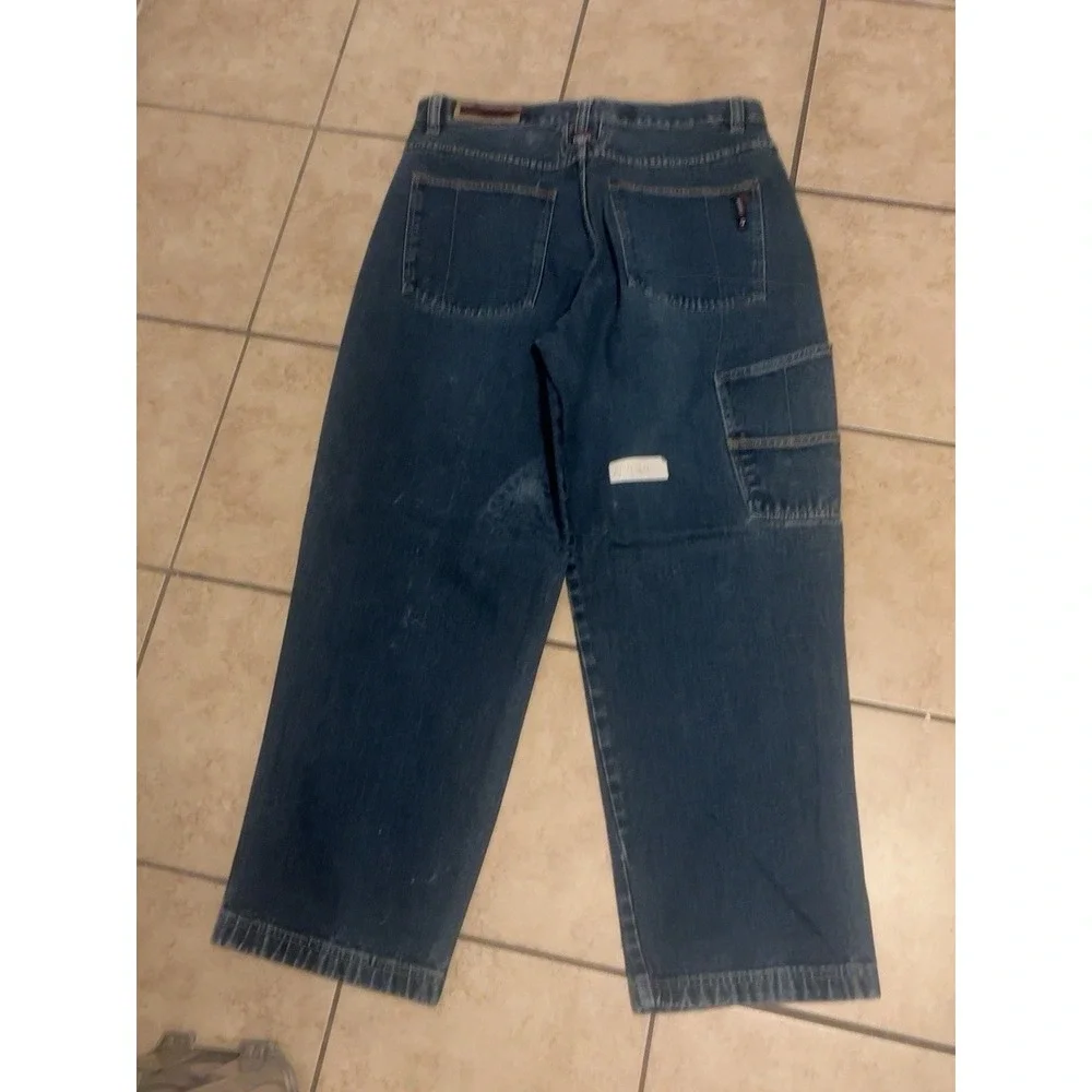 Vintage Esko Men's Jeans Y2K Pants Size 42 Blue Denim Baggy